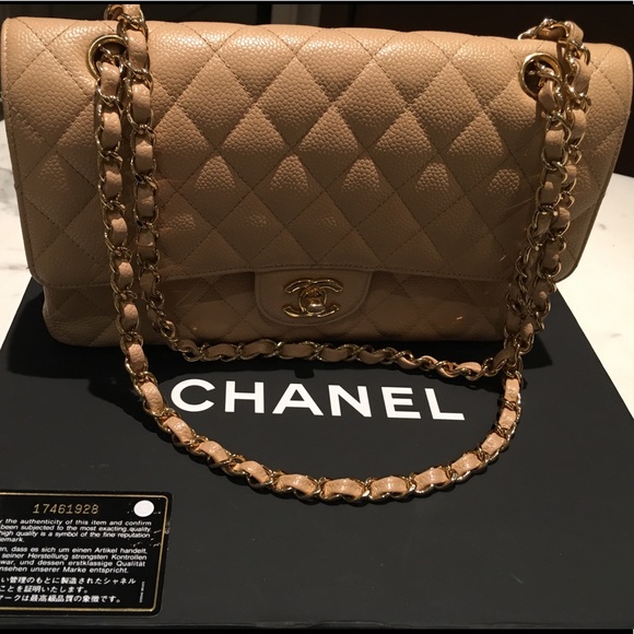 CHANEL Handbags - 🛑SOLD🛑 caviar Chanel 2.55 Double Flap, gold CC